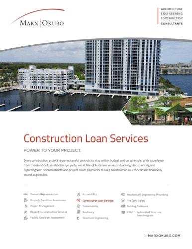 Construction Loan Services brochure