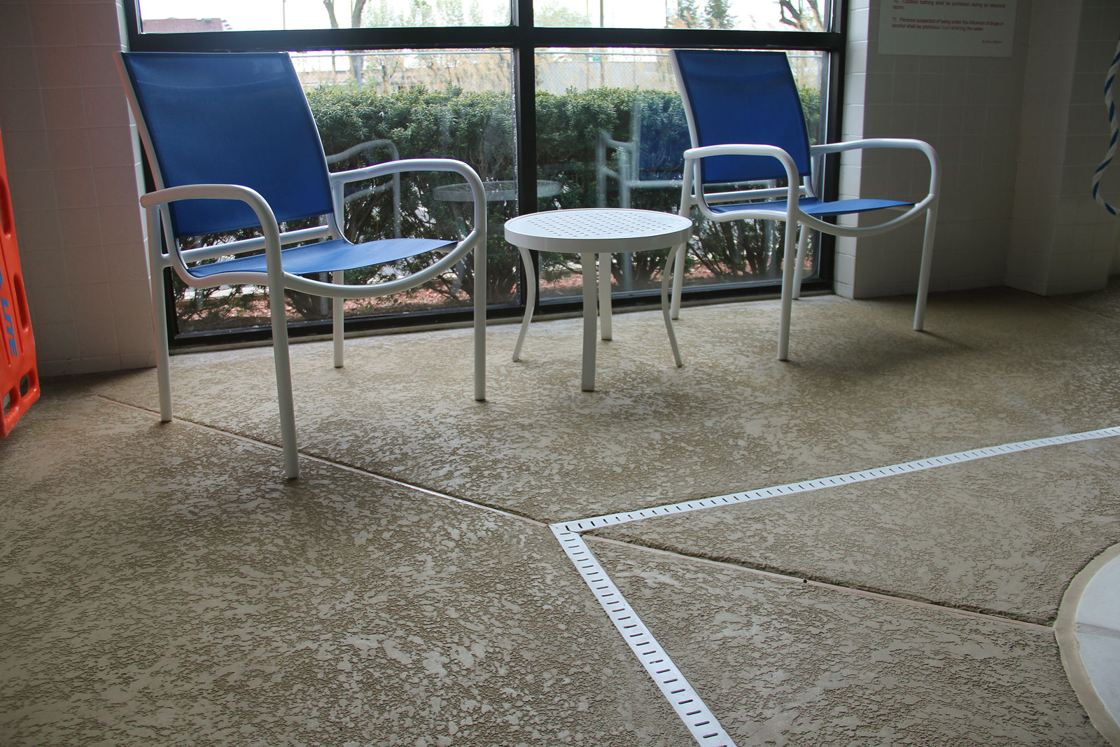 Pool Deck with Spraytexture Overlay Duraamen