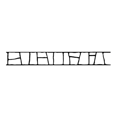 Keystone Header Concrete Stencil