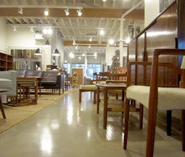 The concrete floor in this furniture retailer is protected by concrete resurfacing products from Duraamen. It is as beautiful as it is tough. (thumbnail)
