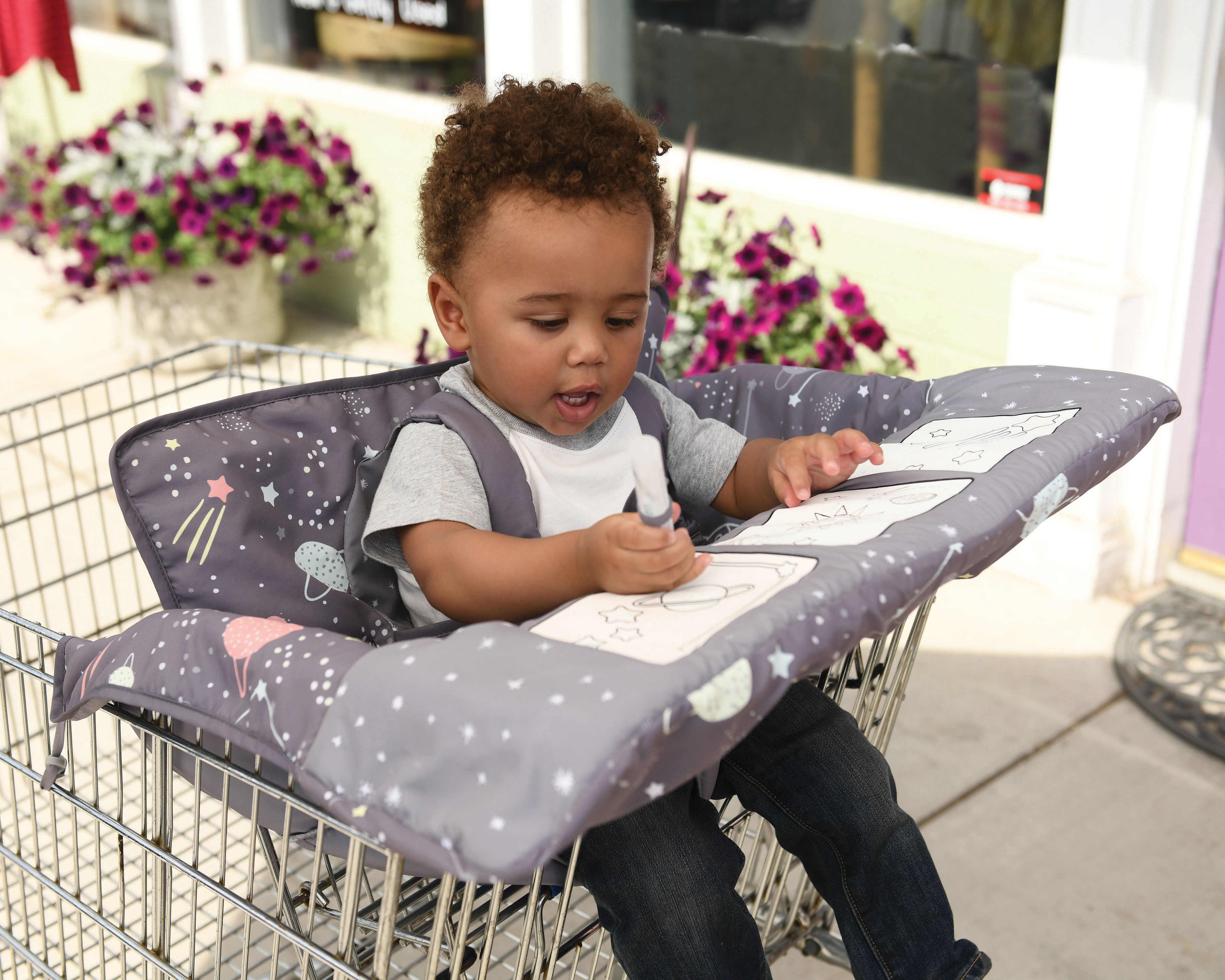 go by goldbug shopping cart cover novelty abc