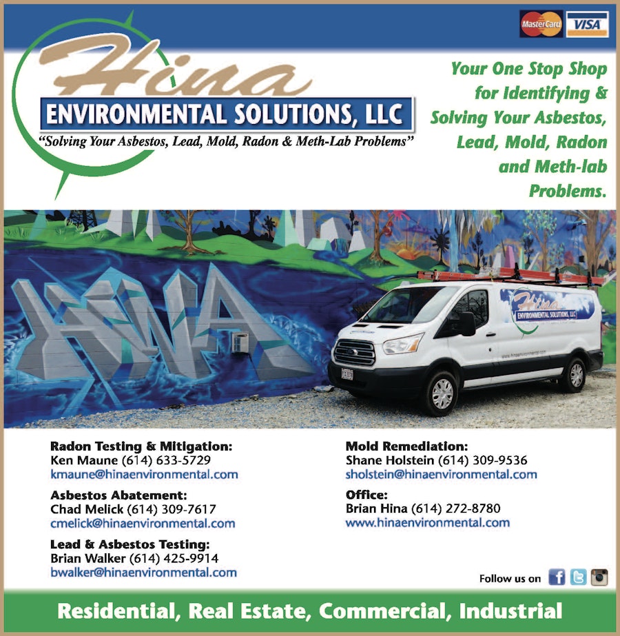 Radon Testing and Meth lab services now offered