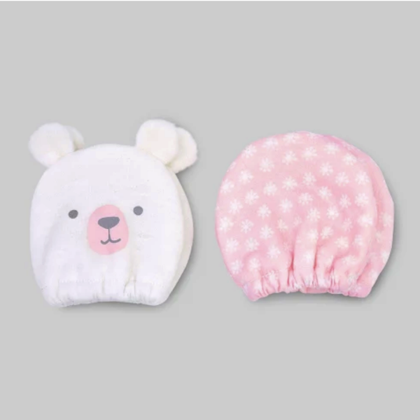 child with Infant girls mittens