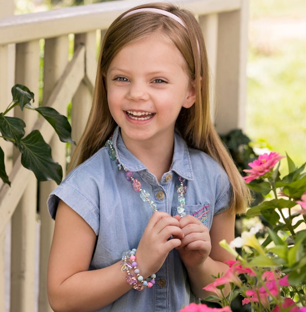child with jewelry