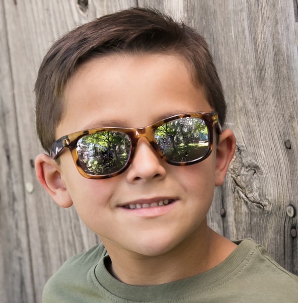 child with sunglasses
