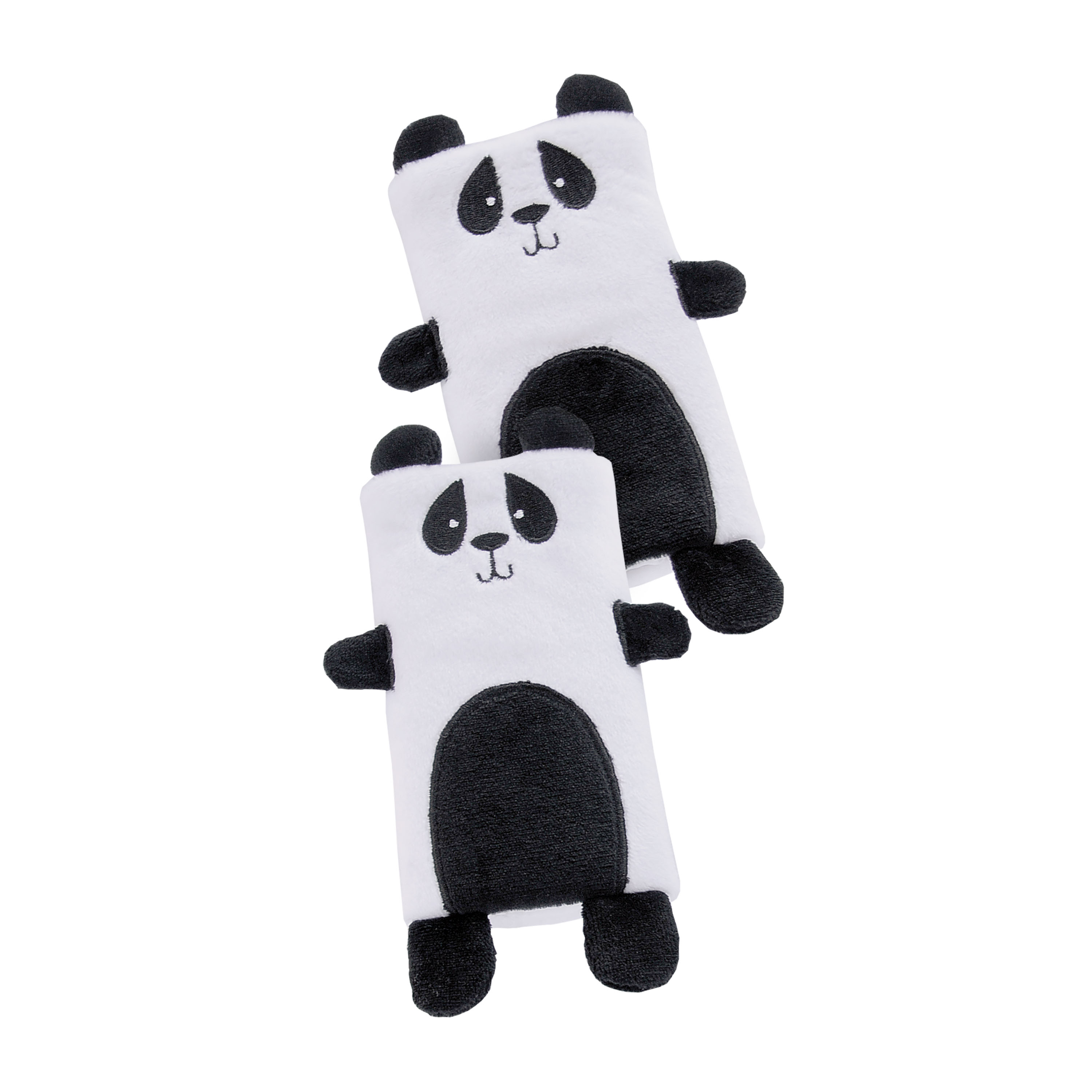 Black and White Panda Polyester Goldbug Animal Themed Strap Covers for Baby 