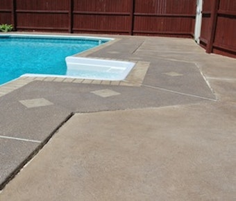 Decorative Spray-Texture Concrete Overlays